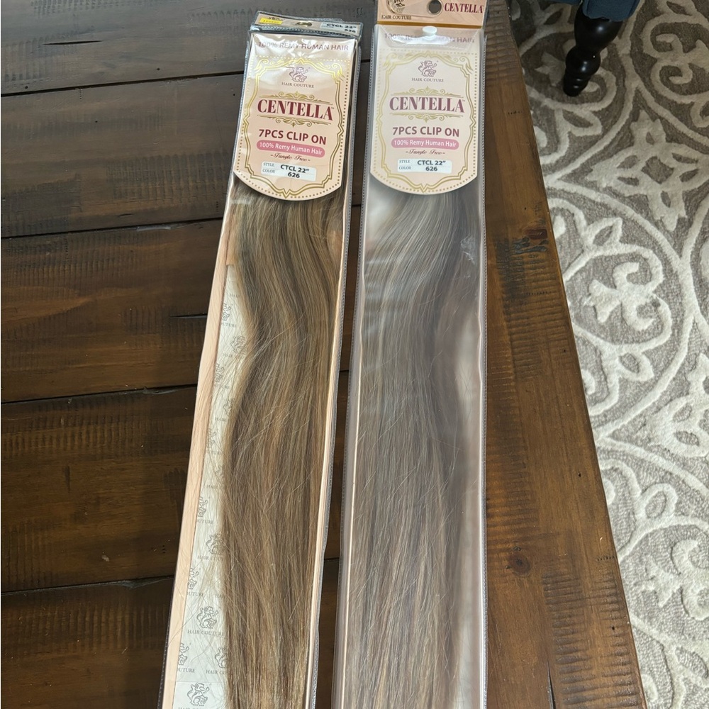 22 “ Hair Extensions - These are 100% remy human hair . Brand New !